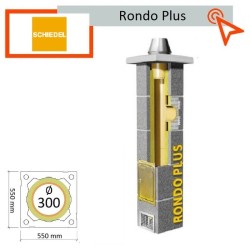 Rondo Plus Schiedel komin paliwa stale do wszystkich paliw 300 gwarancja 30 lat za darmo dostawa gratis