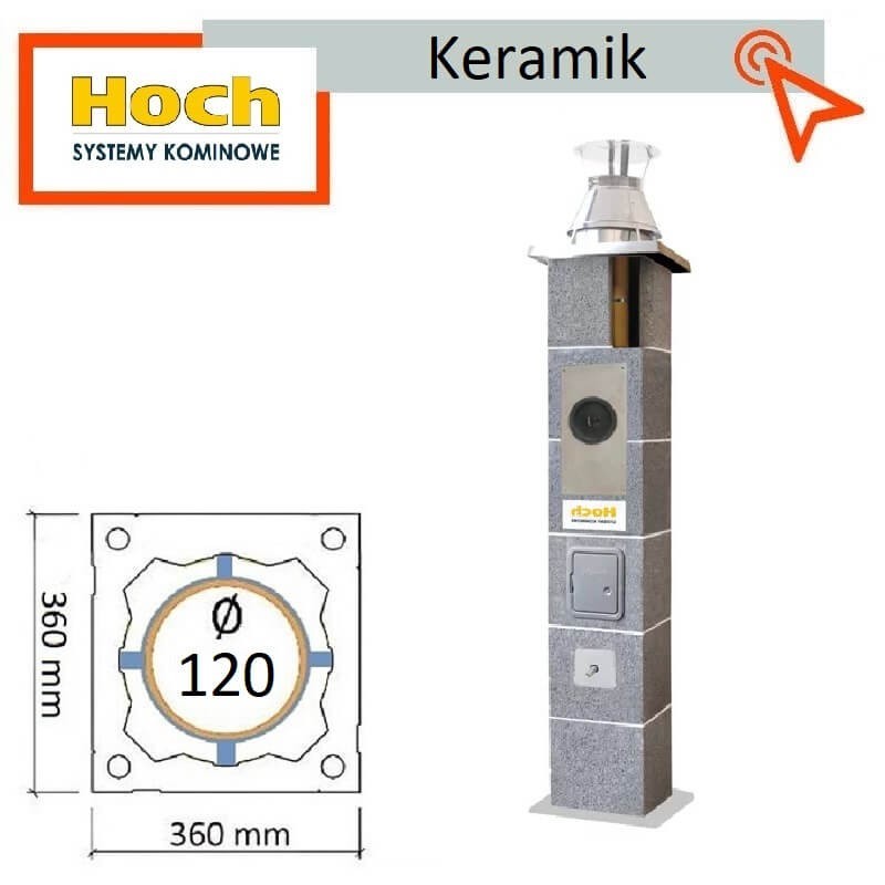 Keramik Hoch komin paliwa gaz i olej do kotłów kondensacyjnych 120 gwarancja 30 lat za darmo dostawa gratis