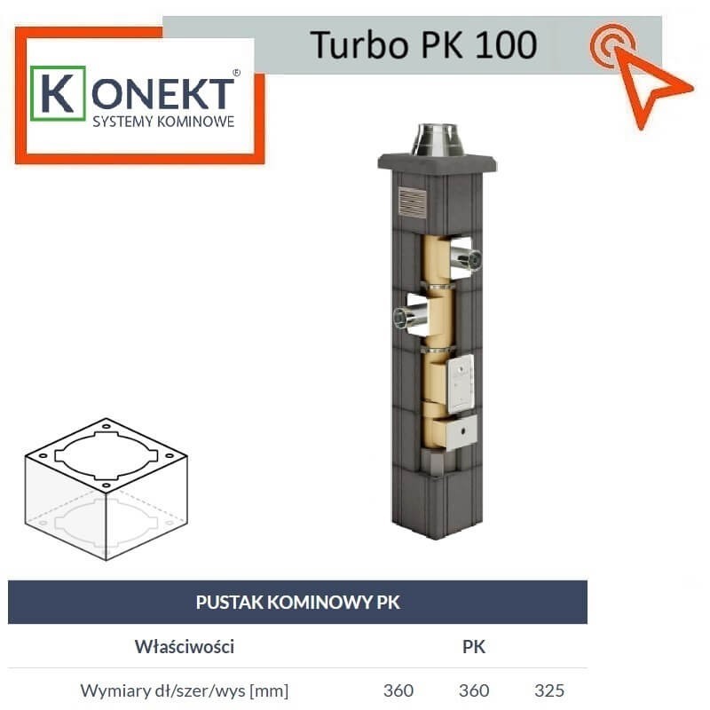 Turbo Konekt komin na gaz i olej do kotłów kondensacyjnych 100 gwarancja 30 lat za darmo dostawa gratis