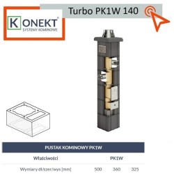 Turbo Konekt komin na gaz i olej do kotłów kondensacyjnych 140 gwarancja 30 lat za darmo dostawa gratis