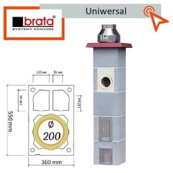 Brata Uniwersal S+2W fi 200