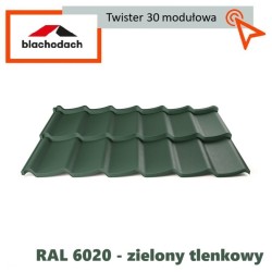 Blachodachówka modułowa Twister 0,80 m2 arkusz Tani i szybki sposób na dach. Dostawa również gratis.