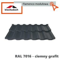 Blachodachówka modułowa Flamenco 0,80 m2 arkusz Tani i szybki sposób na dach. Dostawa również gratis.