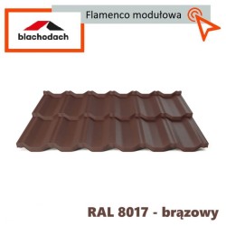 Blachodachówka modułowa Flamenco 0,80 m2 arkusz Tani i szybki sposób na dach. Dostawa również gratis.