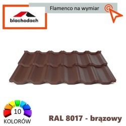 Blachodachówka na wymiar Flamenco arkusz od 1m do 6m Tani i szybki sposób na dach. Dostawa również gratis.